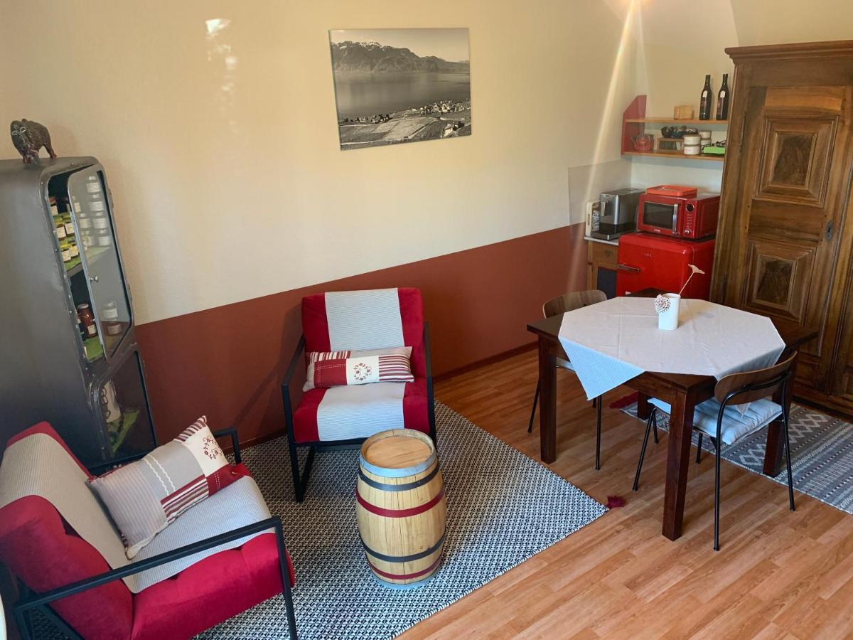 Rivaz La Gremillette Gourmande Lavaux 아파트 외부 사진